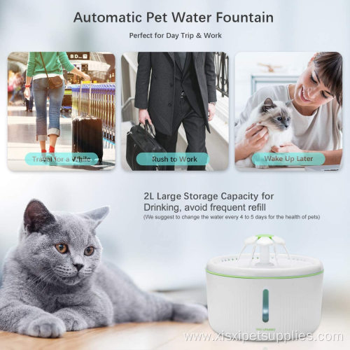 Healthy Super Quiet Flower Automatic Electric Water Bowl